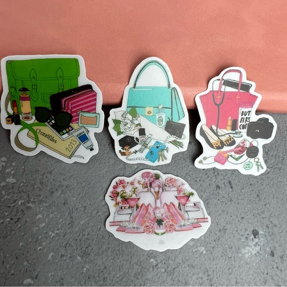 What’s In Her Bag, Glam Planner Girl, Coastal and Patriotic Girls, 19 Stickers - Picture 4 of 16